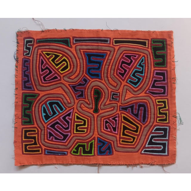 Mola Fabric by Cuna Indians, Panama, 1970s For Sale - Image 3 of 3