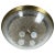 Bubble Ice Glass and Brass Ceiling Light from Hillebrand Leuchten, Germany, 1970s For Sale - Image 16 of 16
