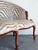 Vintage Carved Rope and Knot Loveseat in Scalamandre Tiger Devore For Sale - Image 9 of 12