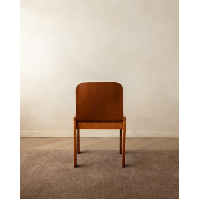 Italian Plywood Dining Chairs by Molteni, 1970s, Set of 4 For Sale - Image 12 of 18