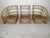 1960s Audoux Rattan Living Room Modular Bench by Adrien Audoux & Frida Minet, 1960s, Set of 3 For Sale - Image 5 of 18