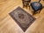 Persian Vintage Persian Isfahan Area Rug, Handwoven Floral Pattern, Ivory & Navy, 3’ X 4’ For Sale - Image 3 of 12