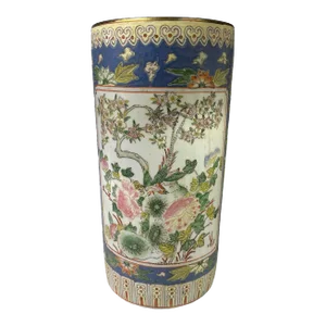 Vintage Chinese Porcelain Umbrella Stand