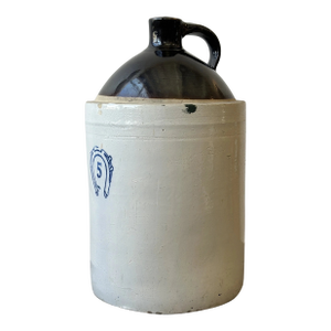 Antique 5 Gallon Stoneware Jug, Circa Early 20th Century