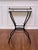 Art Deco Iron and Marble Industrial Table for Kitchen, Bathroom, Patio, 1930s For Sale In Philadelphia - Image 6 of 17