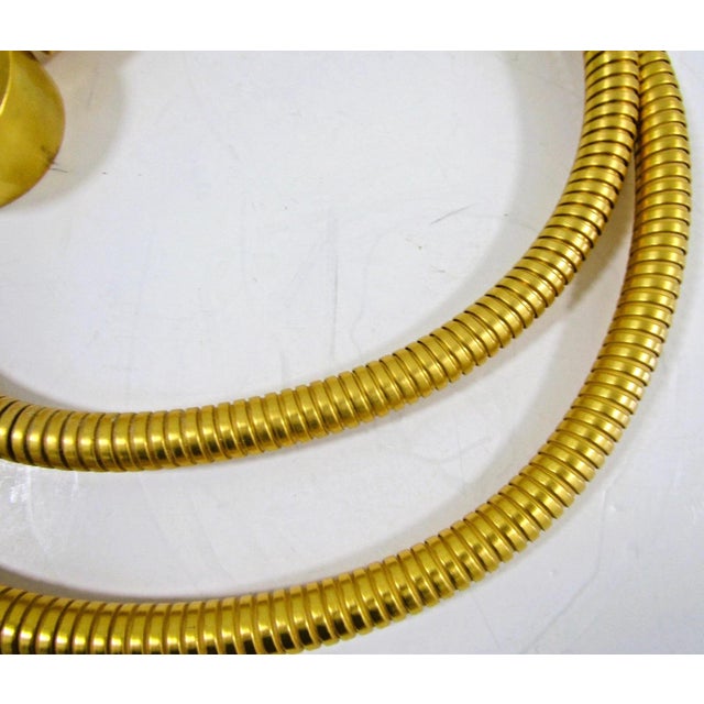 Sherle Wagner Gold Plated Knurled Hand Shower With Hose 0832sply-Gp For Sale In Miami - Image 6 of 10