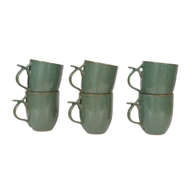 Japanese Stoneware Mugs Set of 6 Chairish