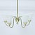 Metal Swedish Modern Brass Chandelier from Bergboms, 1940s For Sale - Image 7 of 11