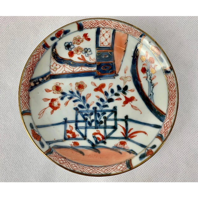 Tea Bowl and Saucer-Chinese Imari Export Porcelain-18th C. For Sale - Image 4 of 8