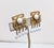 Mid-Century Modern Vintage 1960s Signed Napier Asian Inspired White Drops Clip Earrings For Sale - Image 3 of 9