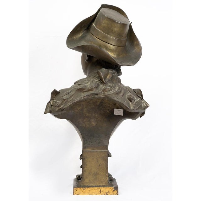Antique 19th Century Bronze Sculpture Depicting an Allegory of Beauty from A. Nelson, France For Sale - Image 6 of 8