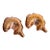 Vintage French Country Copper Fish Molds, a Pair For Sale