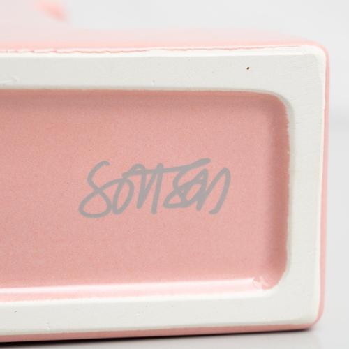 Pink Ceramic Shiva Flower Vase by Ettore Sottsass for BD Barcelona, 2015 For Sale - Image 13 of 16