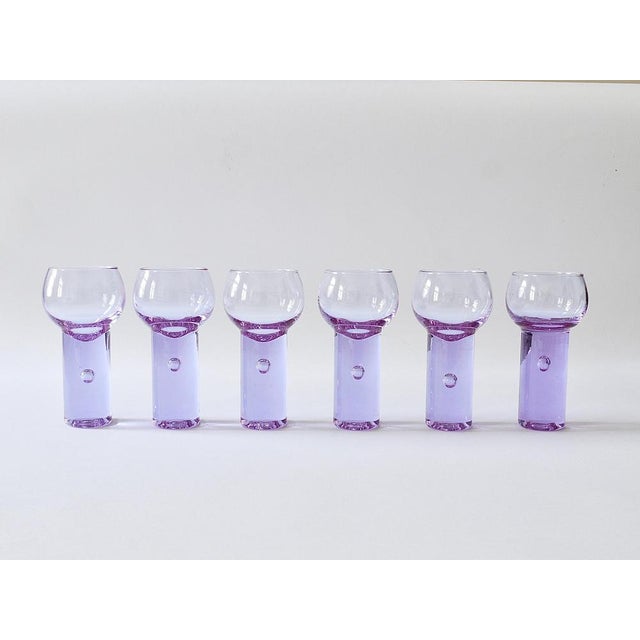 Chameleon Aperitif Drinking Glasses attributed to Sergio Asti for Arnolfo Di Cambio, Italy, 1970, Set of 6 For Sale - Image 11 of 14