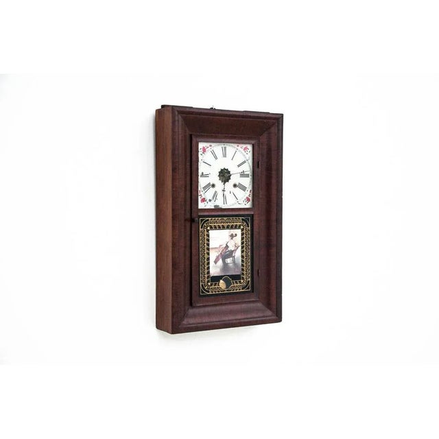 Waterbury Wall Clock, USA, Mid 19th Century | Chairish
