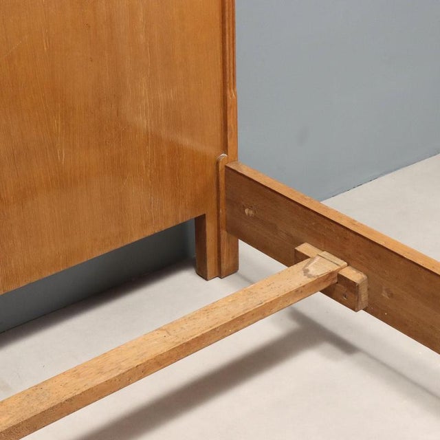 Single Bed in Veneer, 1950s For Sale - Image 6 of 9