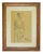 Pencil drawing in pencil realized by Sigfrido Oliva in 1987. Hand signed and dated. Includes a contemporary wooden frame...