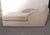Wood Vintage Art Deco-Style Chaise Lounge in Taupe Chenille With Ebonized Plinth Feet For Sale - Image 7 of 18