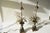 Vintage Maison Charles Brass Palm Table Lamps, French Mid-Century Hollywood Regency Pair, "Vase Roseaux" Design, 1950s For Sale - Image 6 of 10