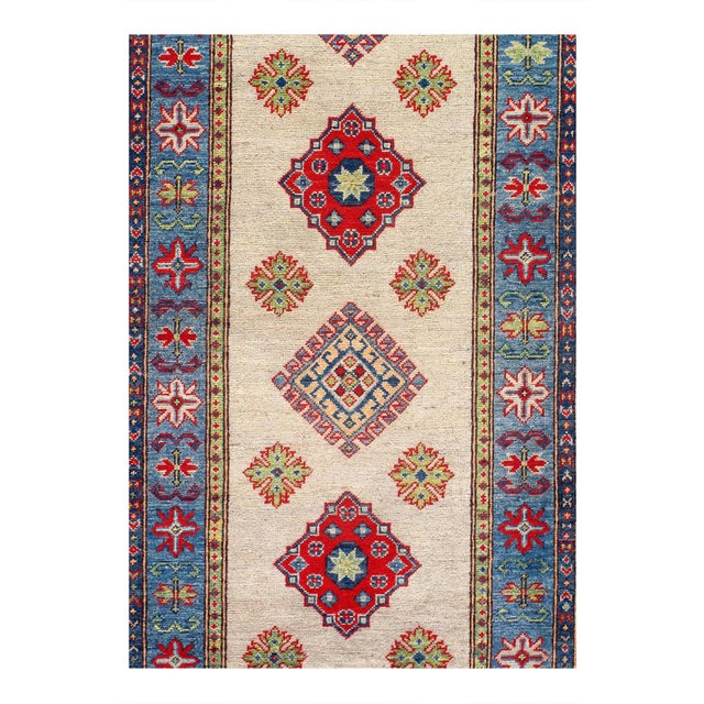 Kazak is a modern shape of old Caucasian rugs which strictly adheres to traditional design elements of the Caucasus. It...