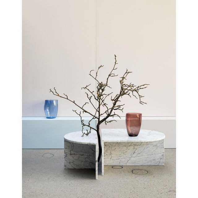 Supernova II Amber Iridescent M Vase by Simone Lueling for Eloa For Sale - Image 4 of 5