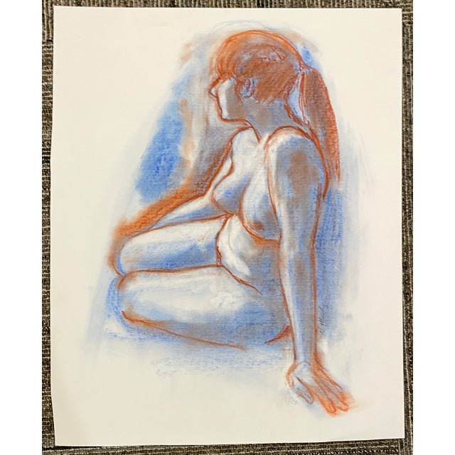 Boho Chic 1980s Neil Meitzler Female Nude For Sale - Image 3 of 3