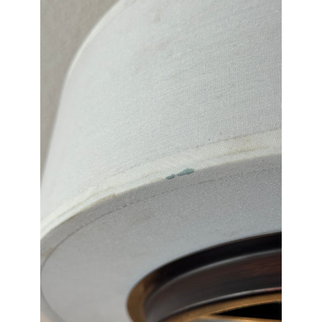 Orbit Drum Flush Mount Ceiling Light For Sale - Image 10 of 11