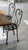 Set of Two French Wrought Iron Garden Chairs Circa 1960s W/ Heart Backs For Sale - Image 4 of 6