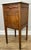 Antique French Oak Bedside Table with Marble Top For Sale - Image 3 of 12