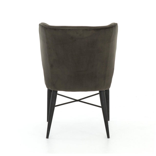 Four Hands Arianna Dining Chair - Bella Smoke For Sale - Image 9 of 12