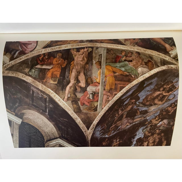 1964 "Michelangelo the Painter" Xl Book With Sleeve For Sale - Image 10 of 12