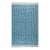 8x10 Stylish Marrakech Blue Tribal Geometric Modern HandKnotted Wool Carpet Rug For Sale