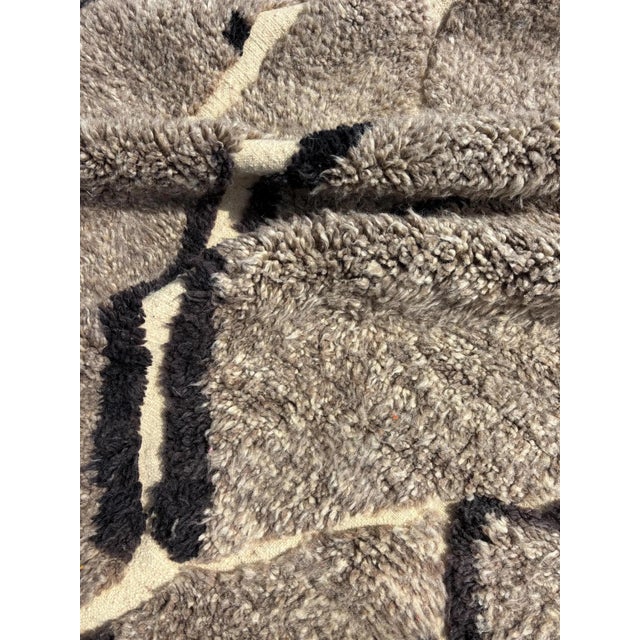 Hand Made Berber Wool Rug, 2010s For Sale - Image 4 of 8