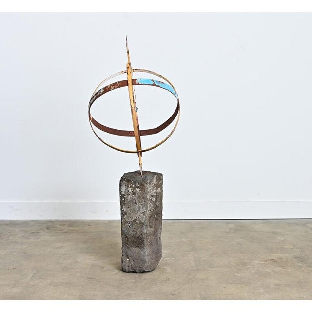 English 19th Century Garden Armillary Sphere on Column For Sale - Image 11 of 11