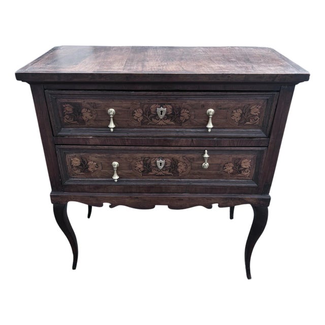 18th Century Italian Walnut Chest For Sale