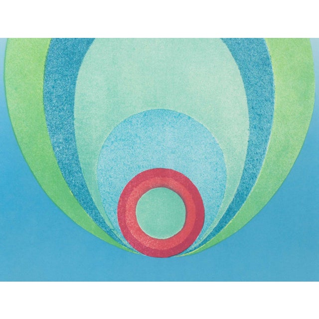 Emilio Pucci Emilio Pucci Abstract Composition Lithograph, 1974 For Sale - Image 4 of 9