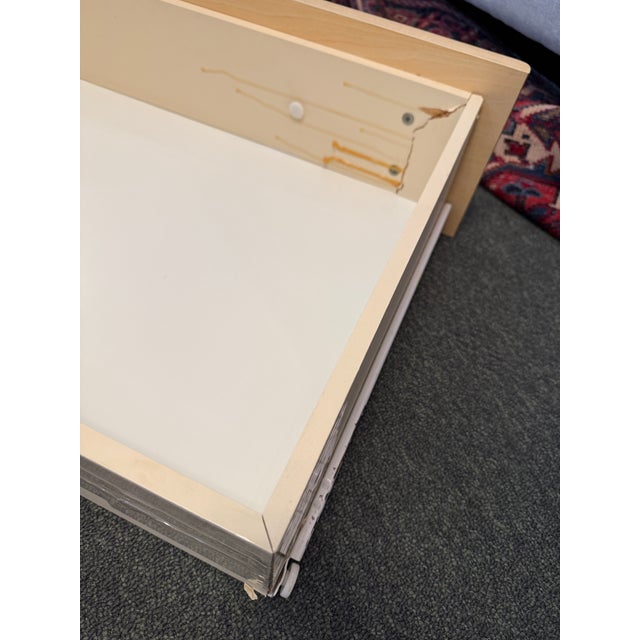 Maple Wood With Red Accents Dressing Armoire For Sale In San Francisco - Image 6 of 12