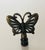 Shabby Chic Vintage Bronze Butterfly Lamp Finial For Sale - Image 3 of 3