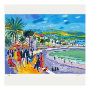1990 Jean Claude Picot French Riviera Lithograph