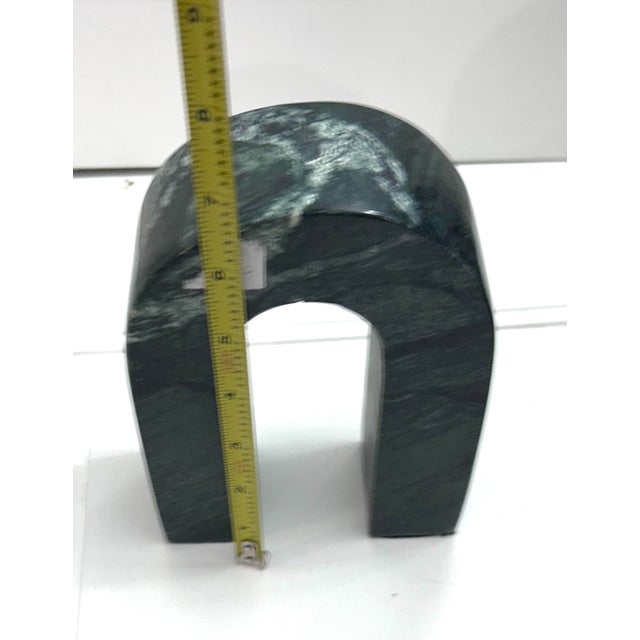 3 Pieces Set of Marble Bookends Decor For Sale - Image 12 of 12