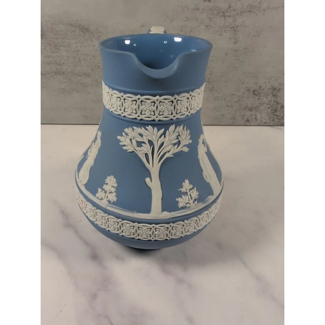 Vintage MCM Wedgwood Jasperware Light Blue & Cream 6