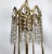 Metal Gilt and Crystal Chandeliers from Sciolari, 1970s, Set of 2 For Sale - Image 7 of 15