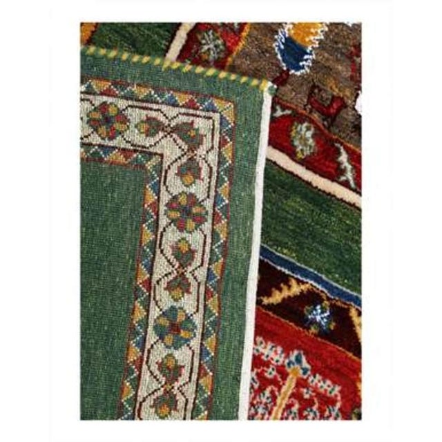Traditional Pasargad DC Fine Hand Knotted Persian Gabbeh Rug For Sale - Image 3 of 4