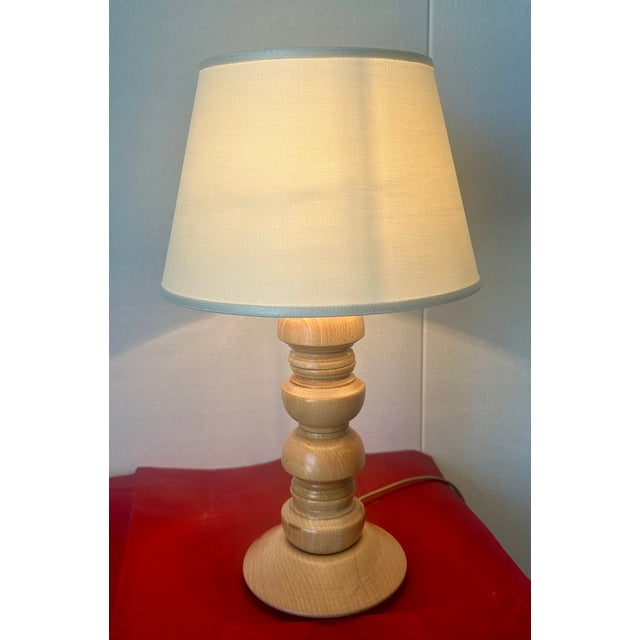 Wooden Lamps, 1970s, Set of 2 For Sale - Image 4 of 6