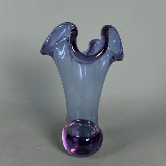 Modern Vintage Murano Glass Vase, 1970s For Sale - Image 3 of 11