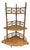 Antique Bamboo Corner Étagère For Sale