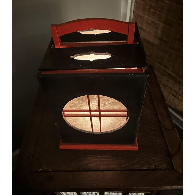 1920s 1920s Japanese Shoji Candleholder Lantern For Sale - Image 5 of 7