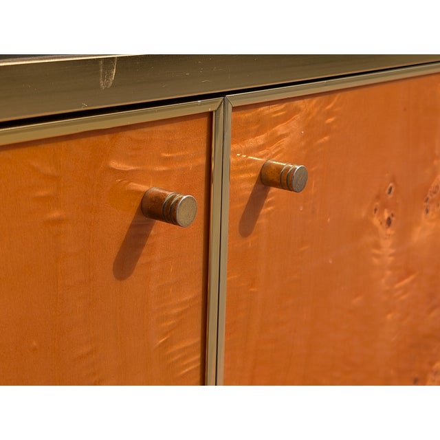 Vintage Burl Wood Display Cabinet, 1980s For Sale - Image 5 of 14