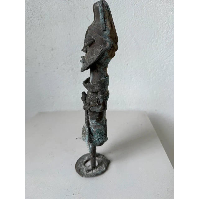 Bronze Statuette, Nigeria, 1970s For Sale - Image 14 of 18