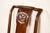 Brown Drexel Heritage Hollywood Regency Chinoiserie Sculpted Mahogany Side Chairs or Dining Chairs, Pair For Sale - Image 8 of 15